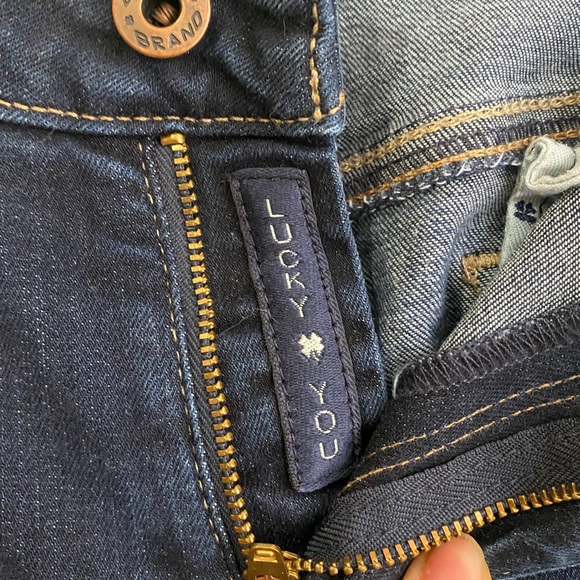 Lucky brand blue skinny jeans - Picture 4 of 5